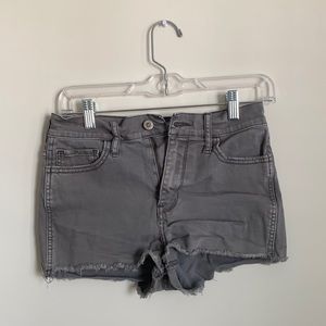 Gray Hollister Jean shorts